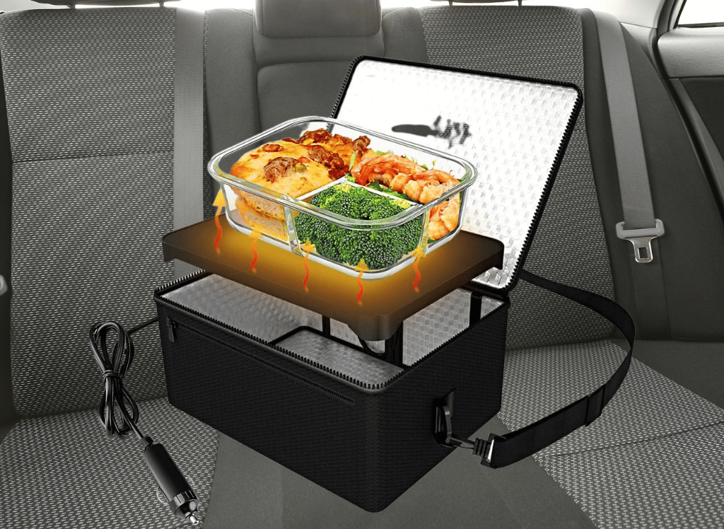 ROTTOGOON Portable 12V 24V and 110V Food Warmer Mini Oven and Electric  LunchBox