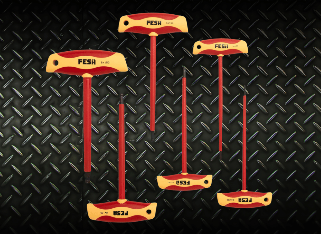 Insulated T-handle Allen Wrenches For Safe EV Repairs