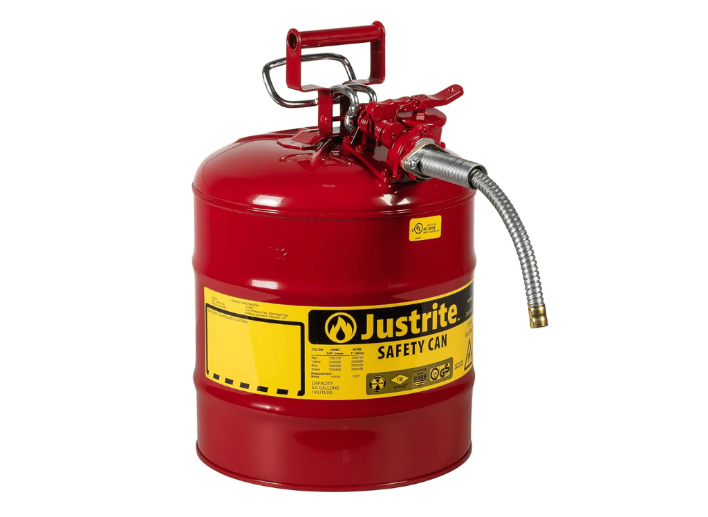 Justrite Safety Cans Are Reliable Hazardous Material Storage