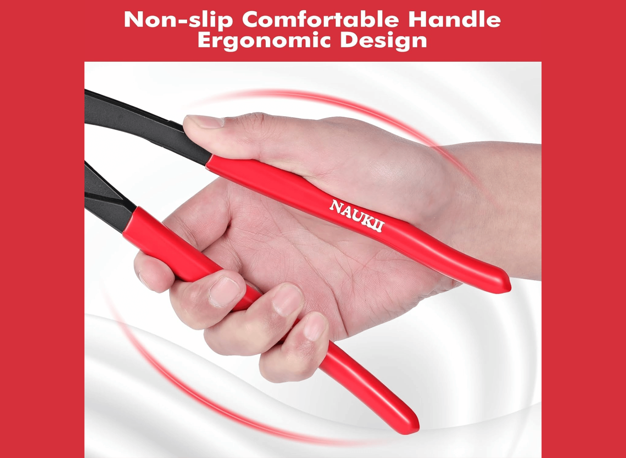 NAUKII 3-Piece Water Pump Pliers Set: Essential Tools for Pros