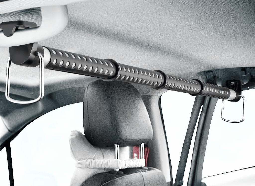 A Car Clothes Bar How to Keep Your Clothes Neat and Tidy on the Go