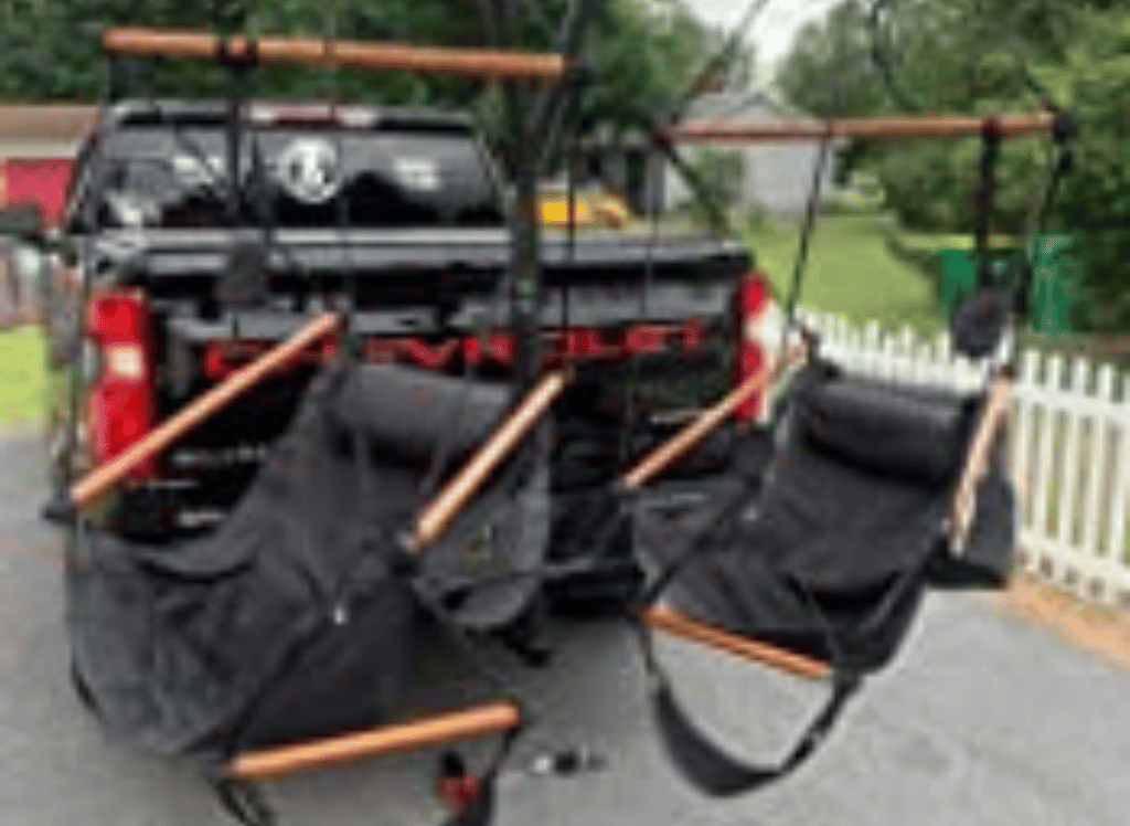 Relax And Enjoy the View with a Hammaka Trailer Hitch Hammock and Chairs