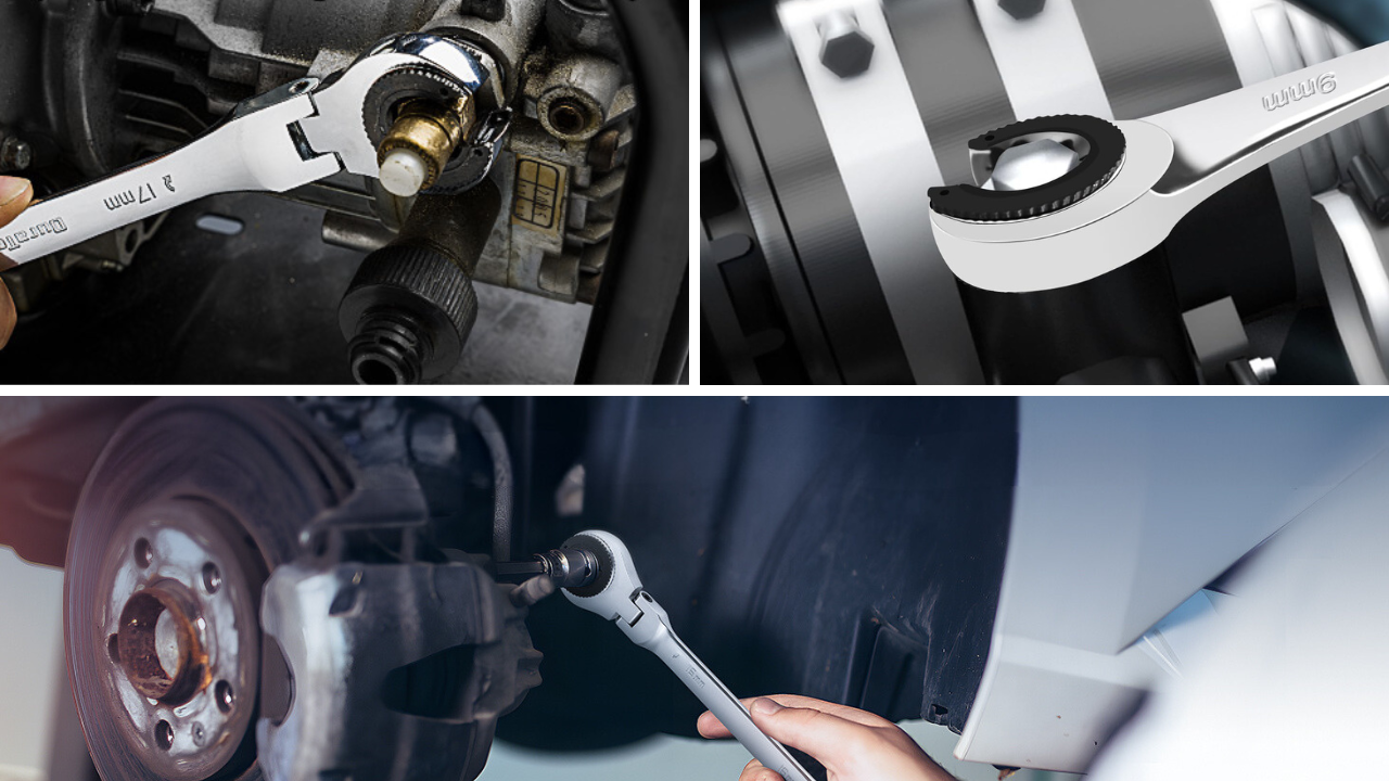 A Versatile OpenEnd Ratchet Wrench For Tight Spots