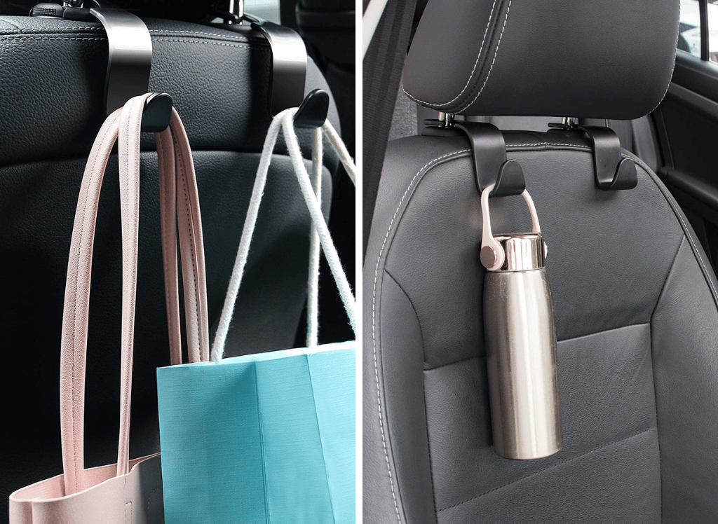Hang in There: Car Headrest Hooks to Hold Your Bags in Style