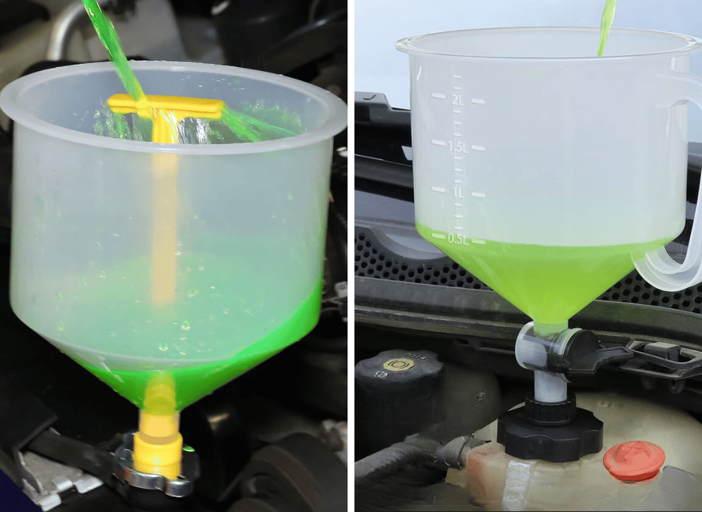 No-Spill Coolant Funnel Kit: Make Refilling Easier and Efficient