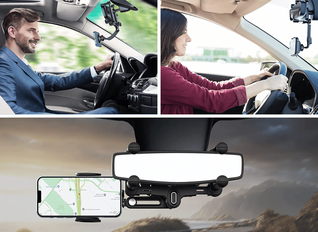 Mirror, Mirror, on the Car: The Benefits of a Rear View Mirror Phone Holder