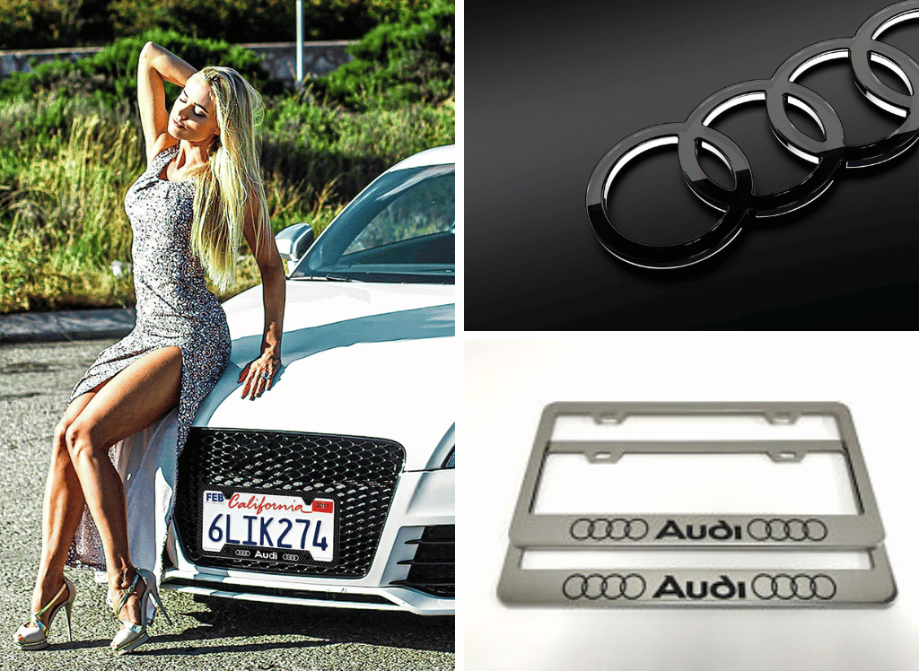 Show Your Audi Pride With An Audi License Plate Frame