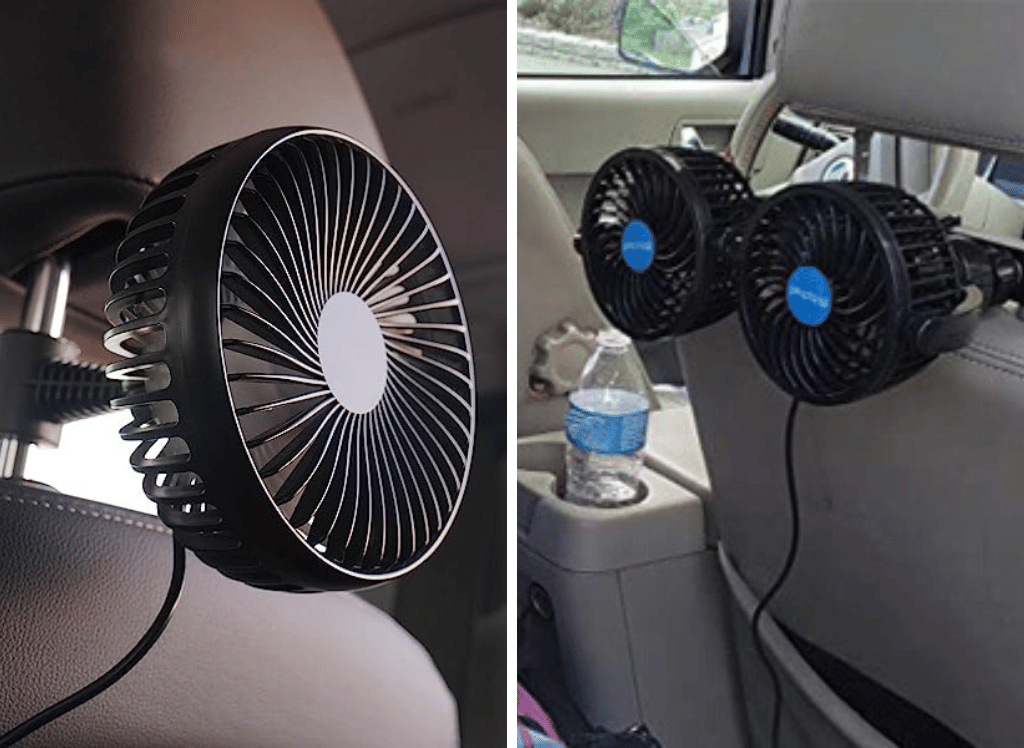 Install a Car Fan for Backseat Use to Keep Everyone Cool