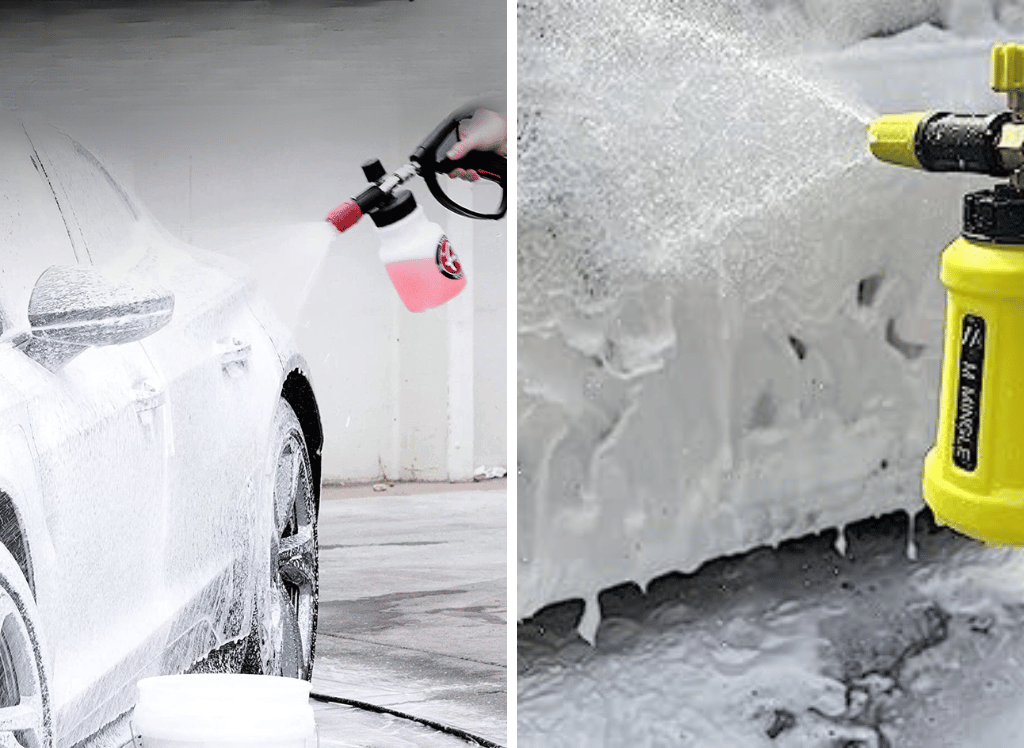 Getting Maximum Cleaning Power With A Car Wash Foam Gun