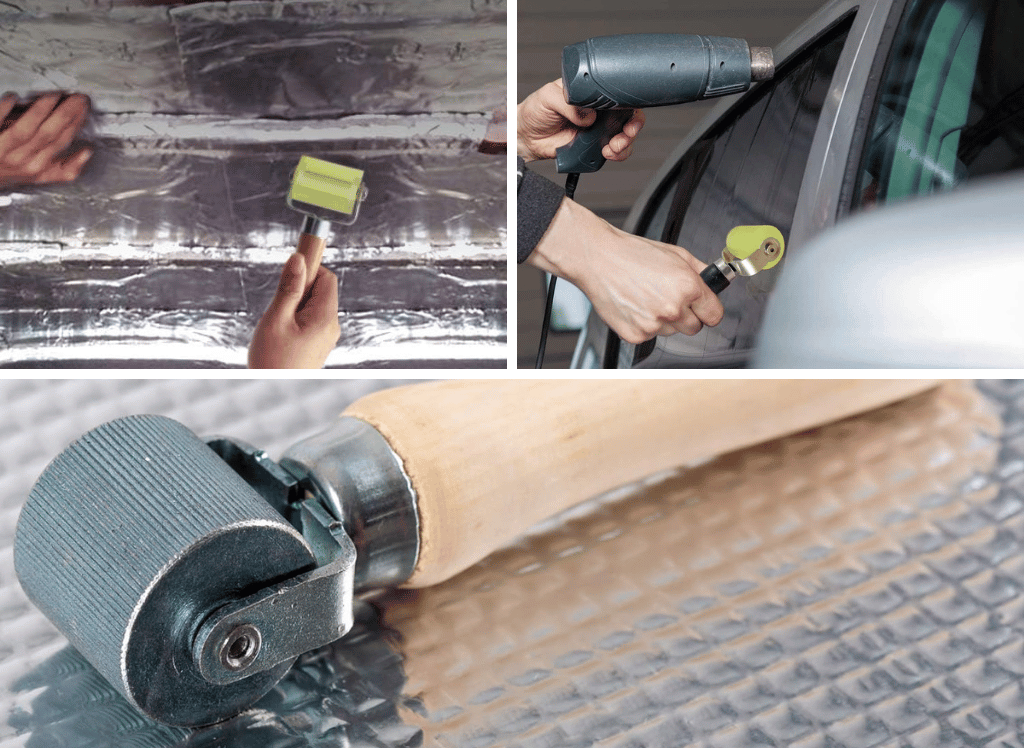 Sound Deadening Roller For Noise Reduction Projects