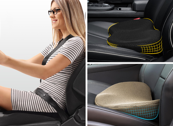 Comfort On The Road: Car Seat Cushion For Back Pain Relief
