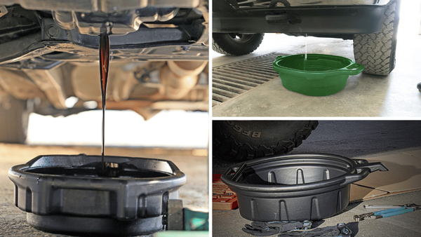 Keep It Contained With An Oil Drain Pan