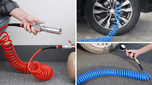 A Recoil Air Hose for Less  Clutter And Optimized Workspace
