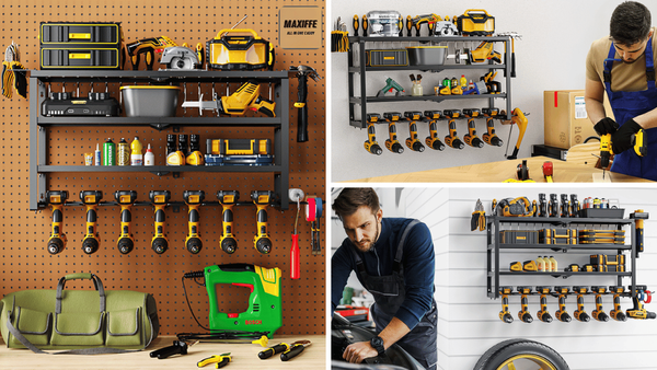 Transform Your Garage With The MAXIFFE  Power Tool Organizer