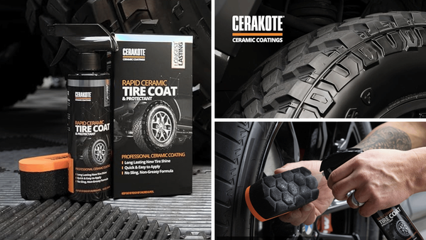 Give Your Tires A Showroom Shine with Cerakote Tire Shine