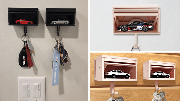 Drive Clutter Away With A Car Key Holder with Opening Door