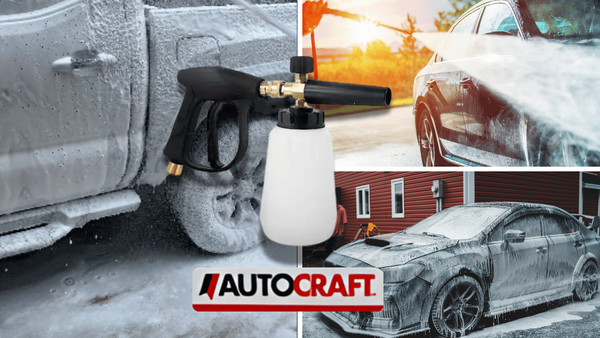 Upgrade Your Clean: AutoCraft Pressure Washer Gun w/ Foam Cannon